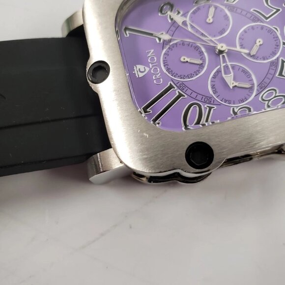 (80187-2) Croton Industrial Multi Function Auto Watch - Picture 4 of 14